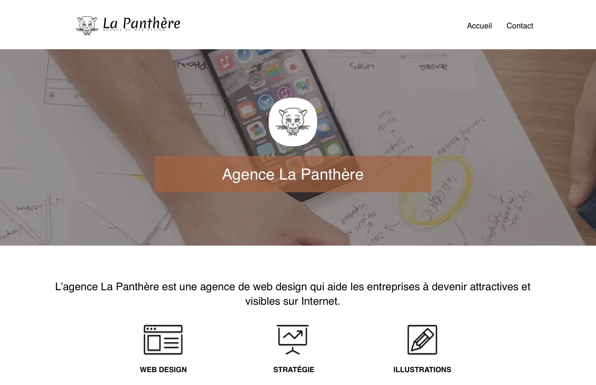 Agence La Panthère - Projet 4 de la formation Développement Web d'OpenClassrooms